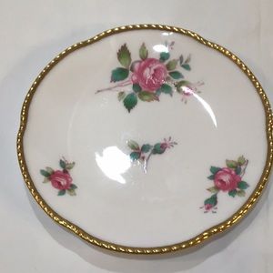 Spode Billingsley Rose Spray 4.5” plate